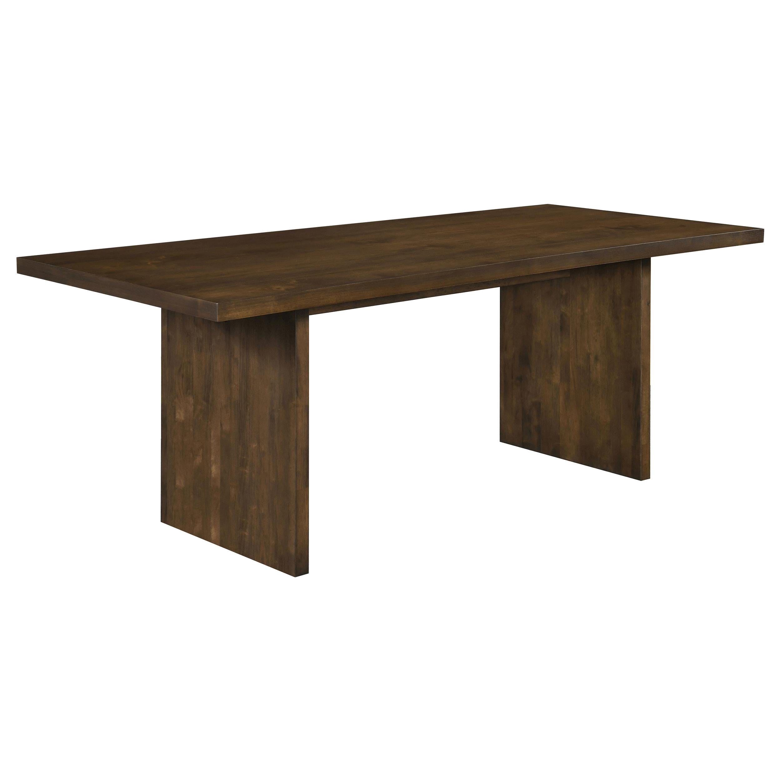 Coaster Furniture Decker 193951WAL 82-inch Rectangular Wood Dining Table - Walnut IMAGE 1